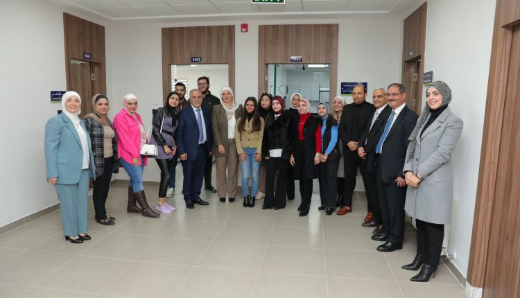 الأميرة بسمة تفتتح مبنى الزراعة3